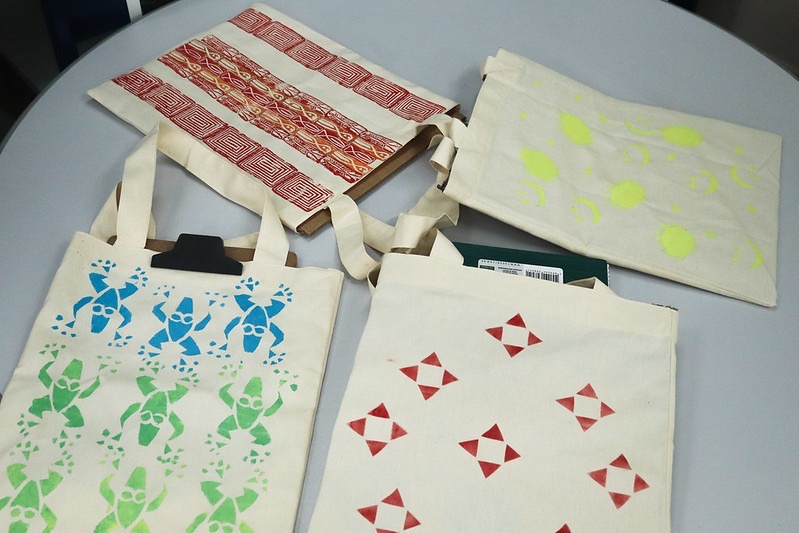 Oficina de estamparia em ecobags estimula criatividade e sustentabilidade entre alunos do Ceti Elisa Bessa Freire