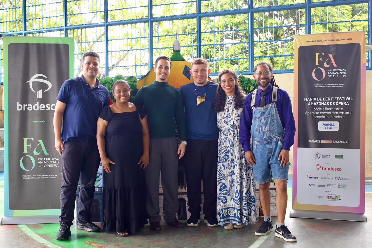 ‘Ópera nas Escolas’ leva o prazer da leitura e da música a estudantes de escolas públicas do Amazonas